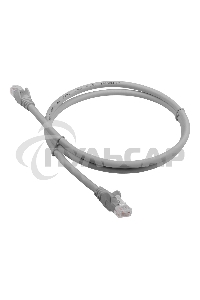 Патч-корд LANMASTER LSZH UTP кат.6, 1.5 м, серый