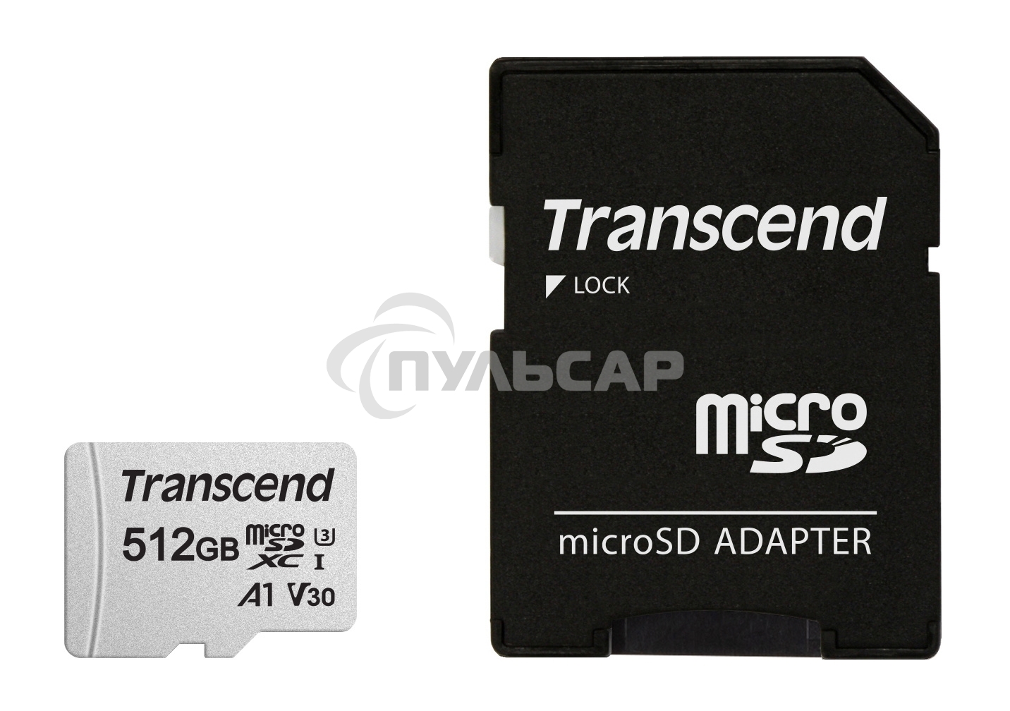 Карта памяти 512Gb microSD w/ adapter UHS-I U3 A1