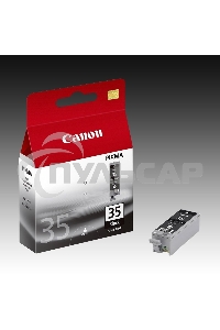 Картридж струйный Canon PGI-35Bk (1509B001) черный (9.30 мл, 200 стр.) для Canon PIXMA iP100, iP110