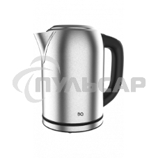 Чайник электрический BQ KT1827SW черный/серебристый, 2200Вт, 1.7л