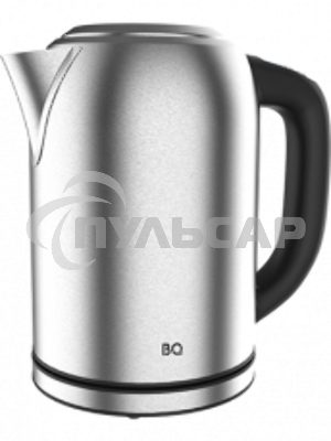Чайник электрический BQ KT1827SW черный/серебристый, 2200Вт, 1.7л