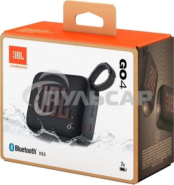Портативная акустика JBL GO 4, черный
