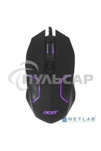 Мышь проводная Acer OMW170 черный, 3200 dpi, USB, кнопки - 6