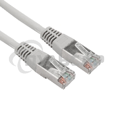 Пaтч-корд Rexant  F/UTP, категория 5e, RJ45-RJ45, экранированный, 24AWG, LSZH, серый, 0,5м