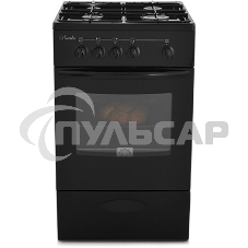 Плита газовая Лысьва ГП 400 МС СТ-2у черный, конфорок 4 шт, духовка 57 л, 50 см x 85 см x 60 см (без крышки)