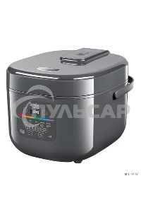 Мультиварка Redmond MC100S 860 Вт, 5 л, 12 программ, черный/ металлик