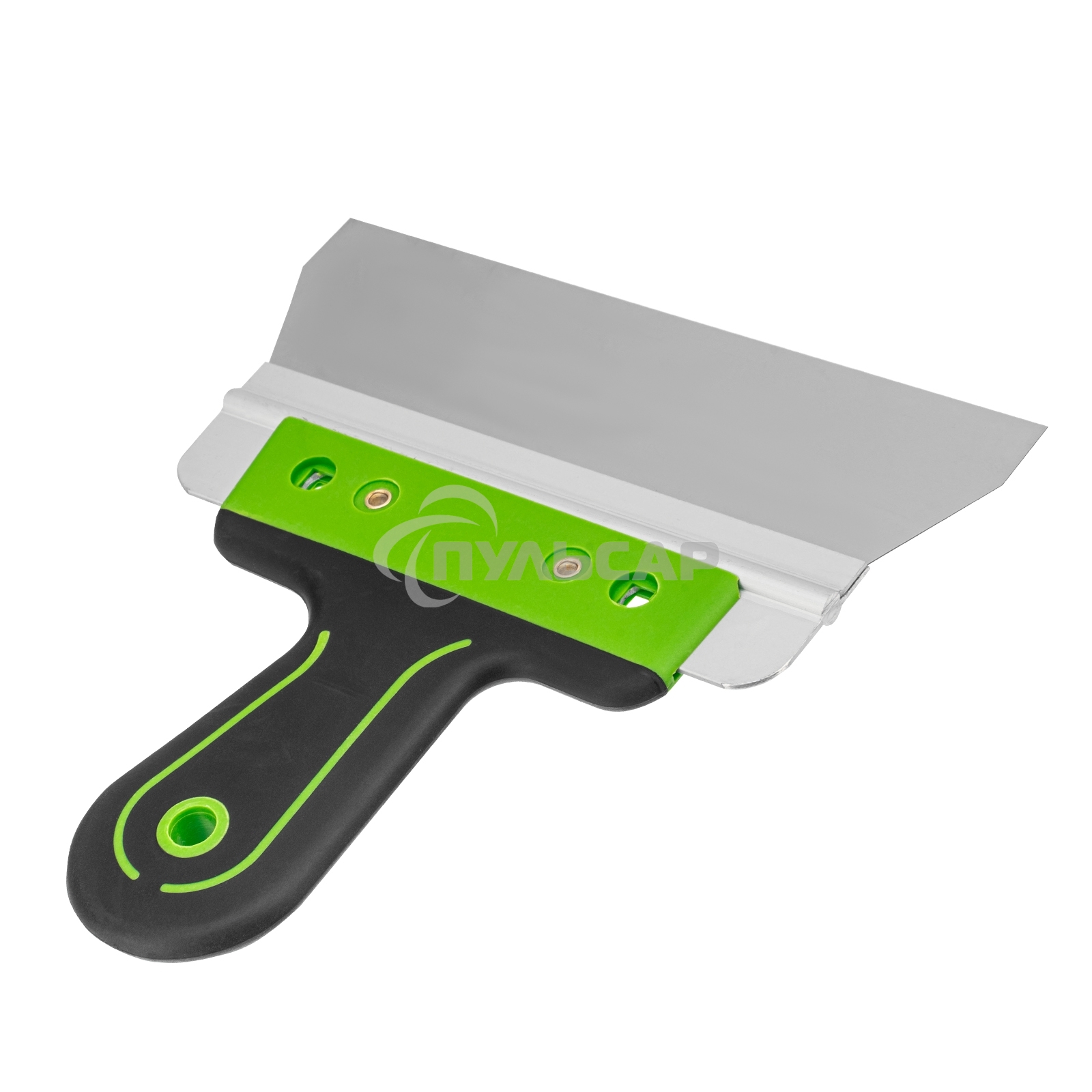 Шпатель фасадный, нержавеющая сталь Сибртех 420S45, 200 мм, 2-компонентная ручка