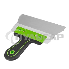 Шпатель фасадный, нержавеющая сталь Сибртех 420S45, 200 мм, 2-компонентная ручка