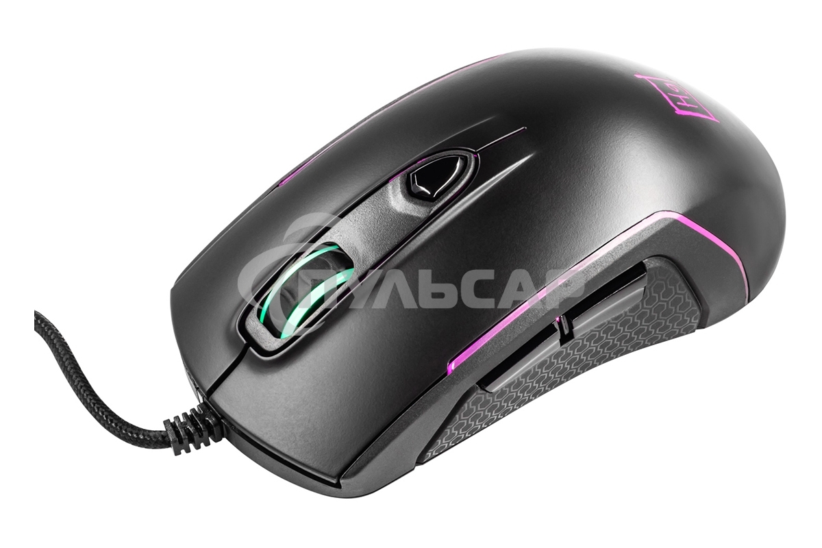 Мышь проводная Harper Gaming Kickback GM-P05 черный, 10000 dpi, USB, кнопки - 8