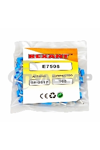 Наконечник штыревой втулочный изолированный F-8 мм 0.75 мм² (НШВи 0.75-8) синий Rexant