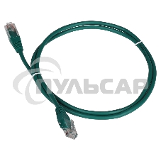 Патч-корд Lanmaster TWT UTP кат.5e, с заливными колпачками, 1.0 м, зеленый