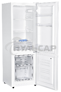 Холодильник Hyundai CC2051WT белый двухкамерный 120/34л морозилка снизу, капельная система