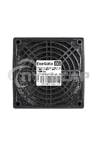 Решетка для вентилятора с фильтром 90х90 ExeGate EG-090PSFB (90x90 мм, пластиковая, квадратная, с пылевым фильтром, черная)