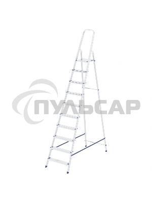 Стремянка Сибртех, 10 ступеней, алюминиевая, 97721