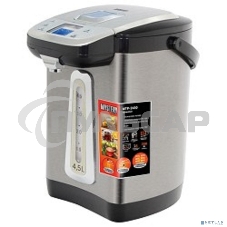 Термопот Mystery MTP-2450 4.5л. 700Вт серебристый/черный