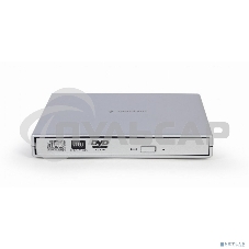 Оптический привод внешний с интерфейсом USB 2.0 Gembird DVD-USB-02-SV пластик, серебро