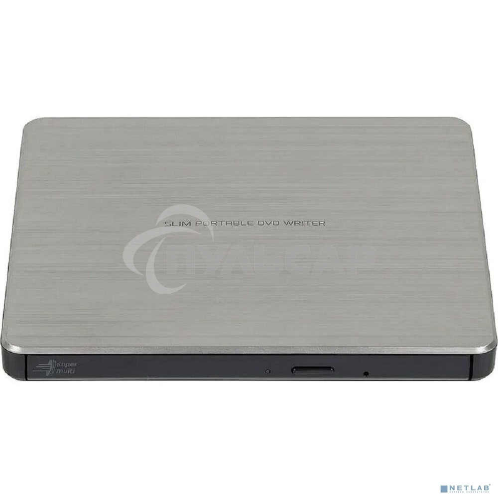 Оптический привод внешний DVD-RW LG GP60NS60 серебристый USB ultra slim внешний RTL