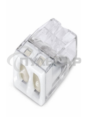 Клемма с пастой 2-пров. 0.5-2.5мм2 однож. белый (уп/100шт) 2273-242 WAGO