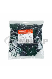 Площадка самоклеящаяся Rexant 30х30 мм, черная, упаковка 100 шт.