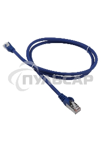 Патч-корд LANMASTER LSZH FTP кат.5e, 5.0 м, синий