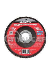 Круг лепестковый торцевой Matrix, P 24, 125 х 22,2 мм