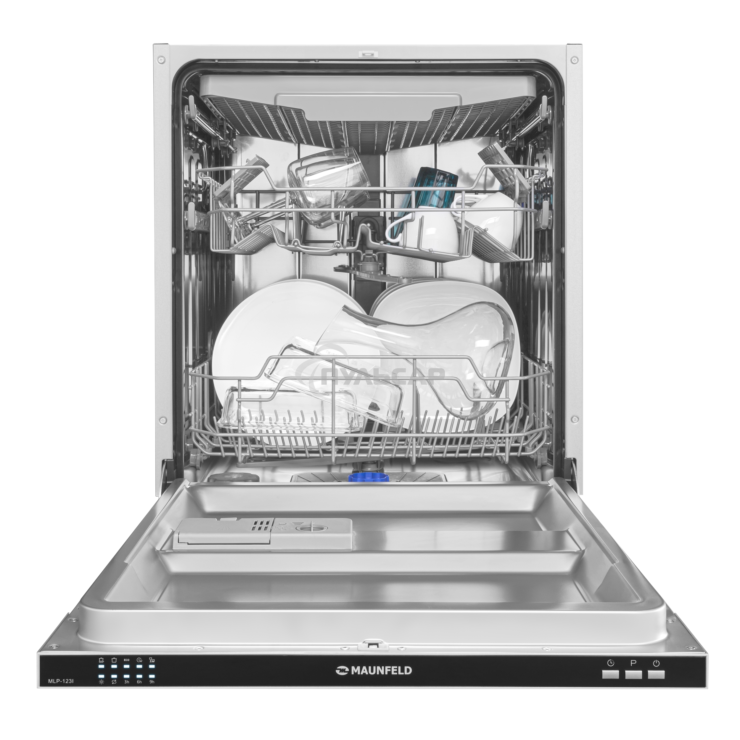 Встраиваемая посудомоечная машина Maunfeld MLP-123I, черный, 59.8 см, 14 компл., 49 дБ, класс A++