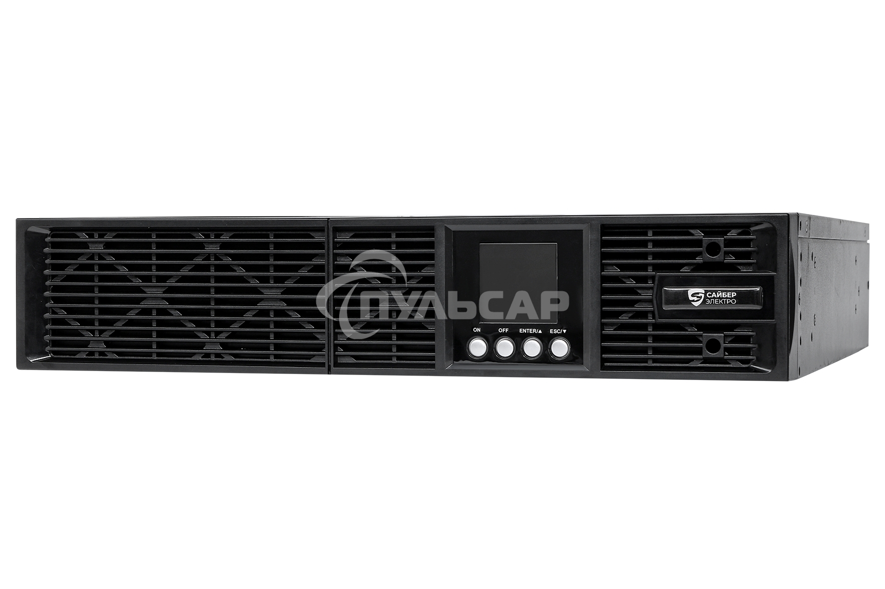 Источник бесперебойного питания/ UPS Сайбер Электро ЭКСПЕРТ-II-3000Р Онлайн, Стойка/Напольный 3000ВА/3000Вт. USB/RS-232/SNMP Slot/EPO/RJ-11/RJ-45 (8 IEC С13);(2) C19 (12В /9А·ч. х 6) 2U