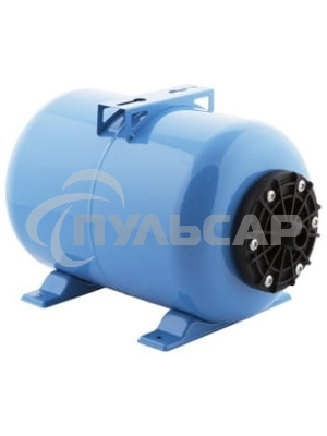 Гидроаккумулятор горизонтальный ГП 50 к, комбинированный фланец