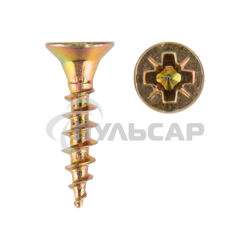 Саморез универсальный KRANZ 3.5х16, желтый цинк, упаковка поставщика ( 32 000 шт. )