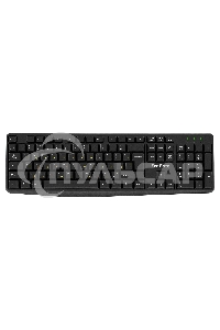 Клавиатура проводная ExeGate EX298364RUS Smart K120 (USB, полноразмерная, влагозащищенная, 104кл., Enter большой, длина кабеля 1,6м, черная, RTL)