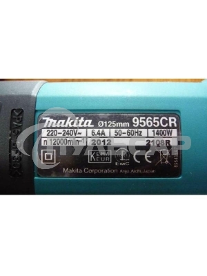 УШМ MAKITA 9565CR ф125мм, 1400Вт, 12000об\м, 3.5кг, кор, муфта SJS, плавный пуск, anti-restart