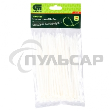 Хомуты, 150 х 3,6 мм, пластиковые, белые, 100 шт. Сибртех Хомуты, 150 х 3,6 мм, пластиковые, белые, 100 шт. Сибртех