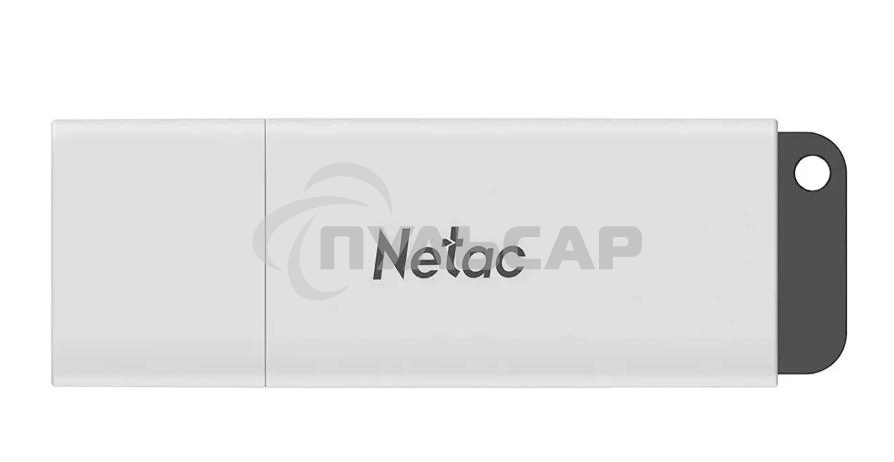 Флешка USB Netac U185 8 Gb <NT03U185N-008G-20WH>, USB 2.0, с колпачком, пластиковая белая