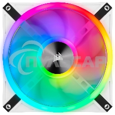 Комплект вентиляторов Corsair iCUE QL140 RGb CO-9050106-WW 140мм PWM белый Fan — Dual Fan Kit with Lighting Node CORE