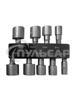 Набор головок FIT 57915набор усиленных головок crv 9 шт ( 5 - 13 мм)