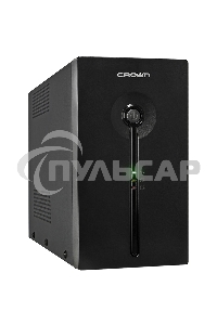 Источник бесперебойного питания CROWN ИБП CMU-SP800EURO 800VA, металл,1x12V/9AH, розетки 3*EURO+1*IEC bybas CM000001492