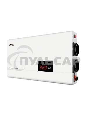 Сетевые фильтры SVEN Стабилизатор напряжения AVR SLIM-2000 LCD