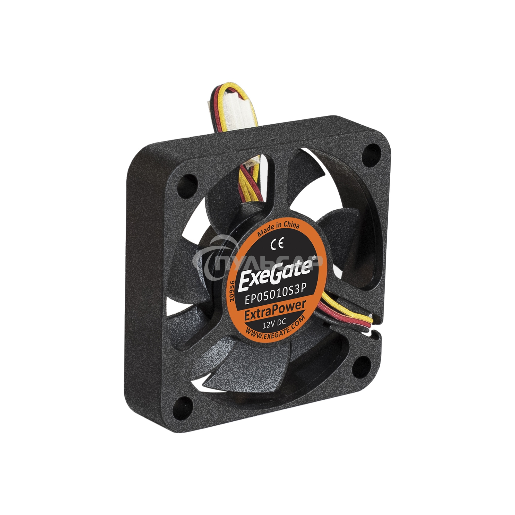 Вентилятор для корпуса ExeGate ExtraPower EP05010S3P черный, 50 мм, 6500 об/мин, 36 дБ, 3 pin