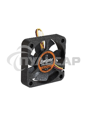 Вентилятор для корпуса ExeGate ExtraPower EP05010S3P черный, 50 мм, 6500 об/мин, 36 дБ, 3 pin