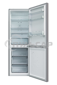 Холодильник Candy CCRN 6180S серебро двухкамерный 227/106л морозилка снизу, No Frost