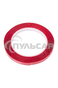 Двухсторонний скотч прозрачный 9мм 5м Rexant (09-6509)