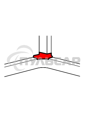 Отвод DLP угл. на 80/105/150 010763 Legrand Отводы угловые - для односекционных кабель-каналов DLP 35х80/105, 50х80/150 - белый