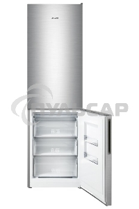 Холодильник Atlant ХМ-4624-141 нержавеющая сталь двухкамерный 228/119л морозилка снизу