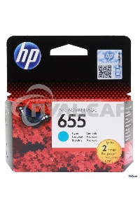 Картридж струйный HP 655 CZ110AE голубой для HP DJ IA 3525/4615/4625/5525/6525 (600стр.)