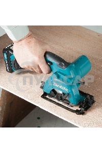 Пила циркулярная MAKITA HS301DWAE10.8В 2х2А·ч Li-ion 1500об\м диск-ф85мм рез-25.5мм 1.6кг чем