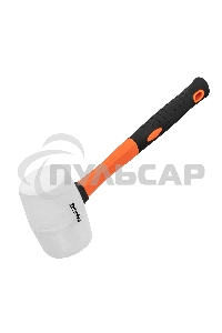 Киянка резиновая, 450г, белая резина, фибергласовая рукоятка Sparta