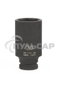 Головка ударная удлиненная шестигранная, 30 мм, 1/2