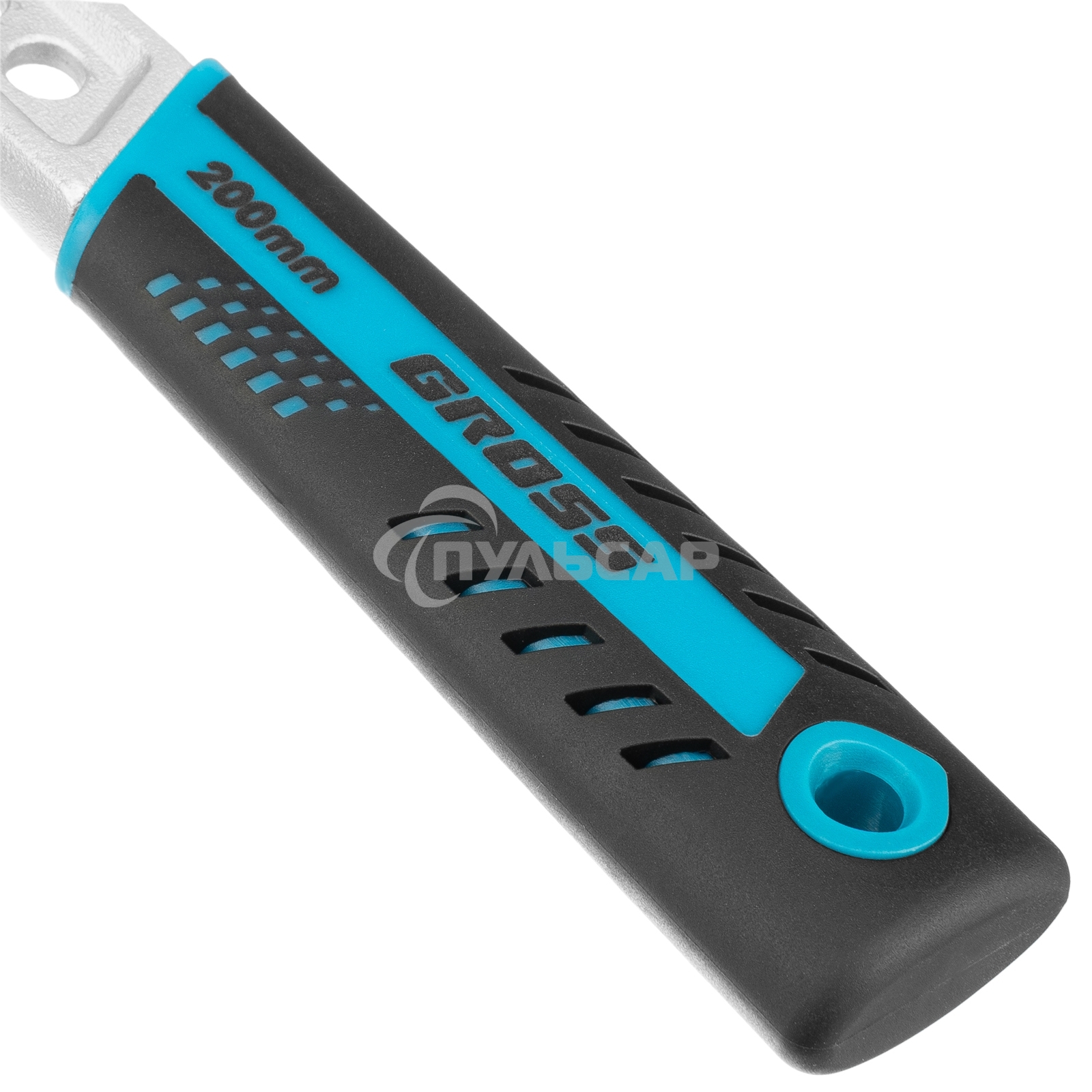 Ключ разводной, 200 мм,CrV, двухкомпонентная ручка Gross15561