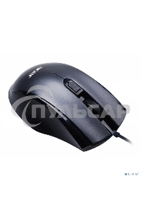 Мышь проводная Acer OMW020 черный, 1600 dpi, USB, кнопки - 4