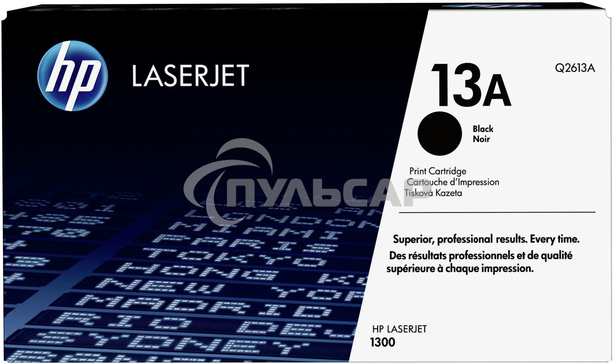 Картридж лазерный HP Q2613A черный LaserJet 1300 (2 500 стр.)